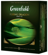 Klassik yaşıl çay Greenfield Flying Dragon paketlərdə, 100 ədəd