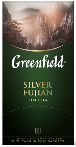 Сlassic black tea Greenfield Silver Fujian bags, 25 pcs