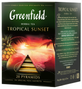  Greenfield Tropical Sunset piramids, 20 pcs