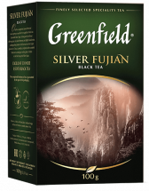 Классикалық қара шай Greenfield Silver Fujian листовой, 100 г