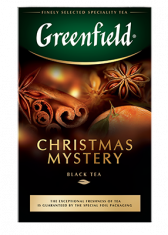 Даамдуу кара чай Greenfield Christmas Mystery жалбырак, 100 г