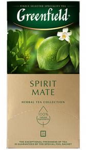 მცენარეული ჩაი Greenfield Spirit Mate ერთჯერად პაკეტებში, 25 ც