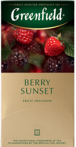 Шөптік шай Greenfield Berry Sunset в пакетиках, 25 дана