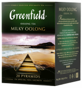Зеленый чай в пирамидках Greenfield Milky Oolong в пирамидках, 20 шт