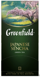  Greenfield Japanese Sencha bags, 25 pcs